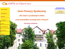 Tablet Screenshot of dps-gizycko.pl